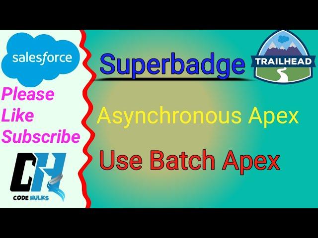 Use Batch Apex || Asynchronous Apex