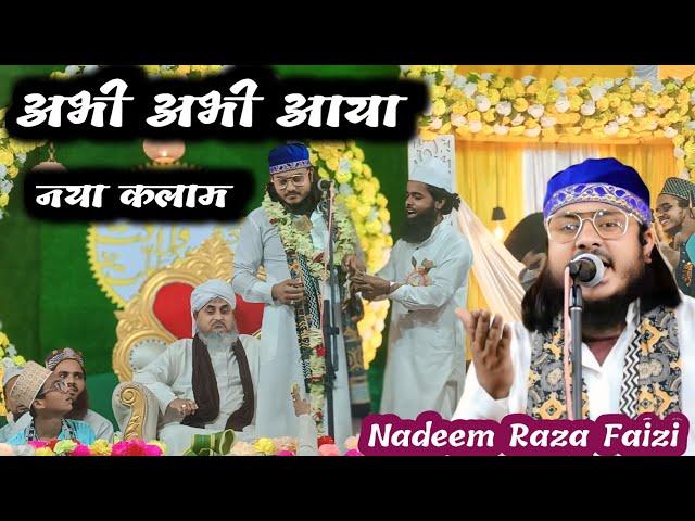 Dil Ye Baraily Jane Wala Hai | Nadeem Raza Faizi Naat | Urse Raza Ka Ane Wala Hai  New Naat