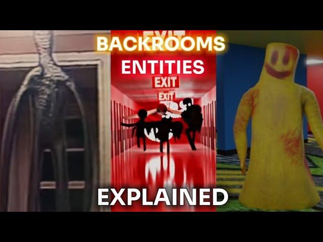 All BACKROOMS ENTITIES QUESTIONS EXPLAINED