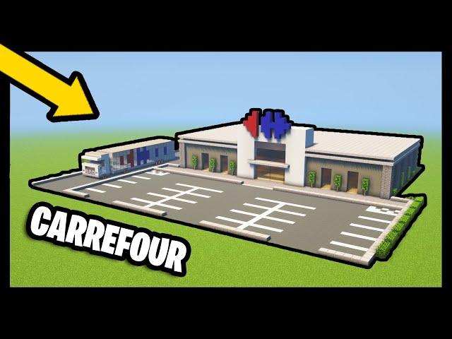 TUTO COMMENT FAIRE UN MAGASIN CARREFOUR | MINECRAFT (Ep 2)