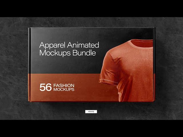 Apparel Animated Mockups Bundle Presentation