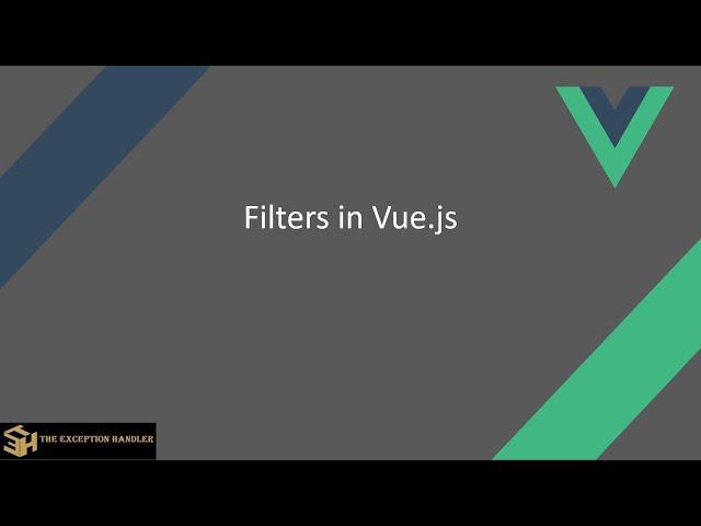 Filters in Vue.js