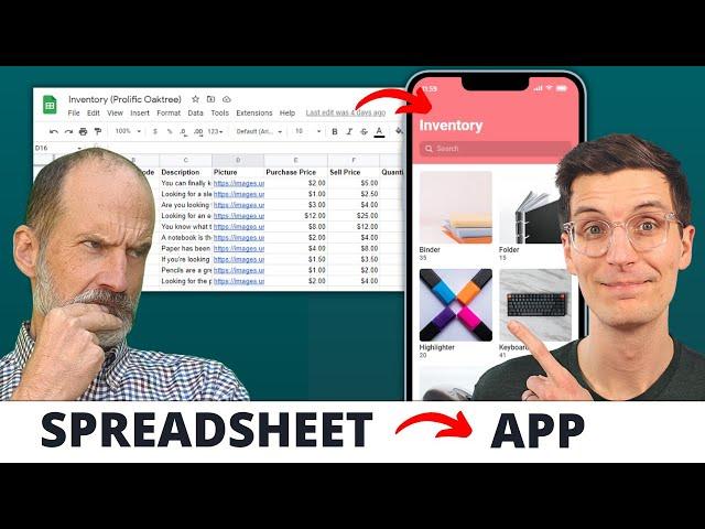 Turn Your Spreadsheet into an App