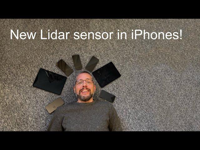 New Lidar sensor in iPhones and Ipads!