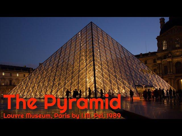 The Louvre Museum Pyramid  by I M  Pei