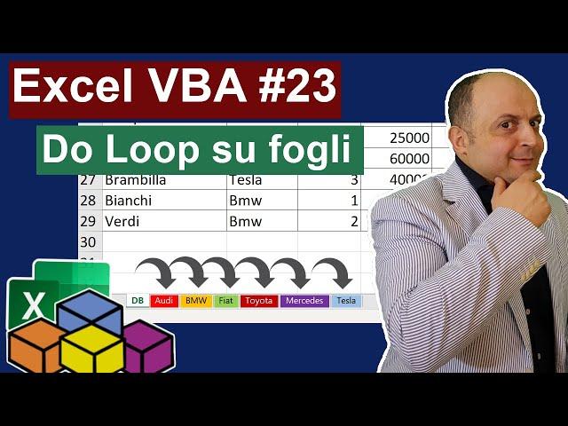 Excel Vba #23 Ciclo Do Loop - Macro per dividere i Record su diversi fogli in base ad una condizione