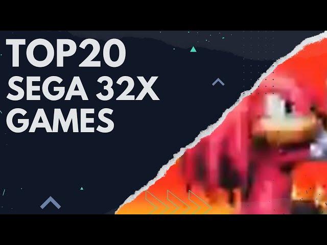  TOP20 SEGA 32X GAMES You NEED to Experience!