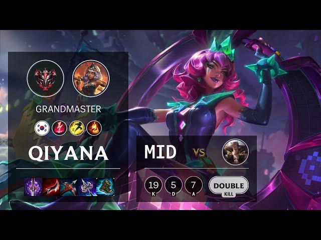 Qiyana Mid vs Sett - KR Grandmaster Patch 10.21