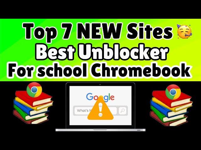 New Working Best Unblocker For SCHOOL Chromebook (2024) || New WORKING Proxy For SCHOOL (2024)