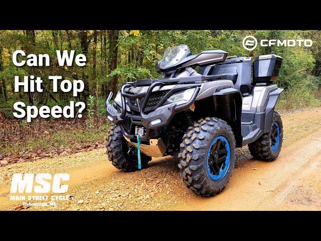 New CFMOTO CFORCE 1000 Overland High Speed Run on Dirt + Review