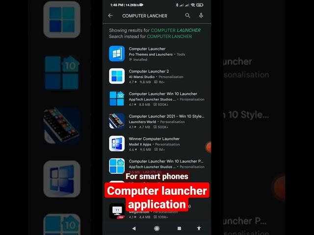 Computer launcher application for android phones.- Techzonesl#phone #tech #techzonesl