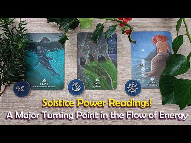 Solstice Power Readings! A Major \turning Point in the Flow of Energy...🪐#pickacardtarot