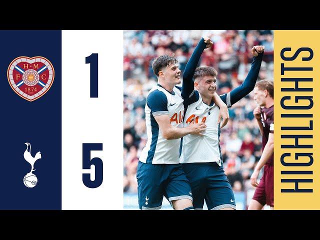 HEARTS 1-5 TOTTENHAM HOTSPUR | HIGHLIGHTS | MOORE & LANKSHEAR SHINE IN SCOTLAND