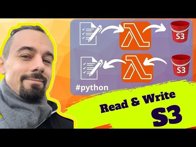 How to read write files on s3 using lambda function - python & boto3 | AWS Hands-On Tutorial