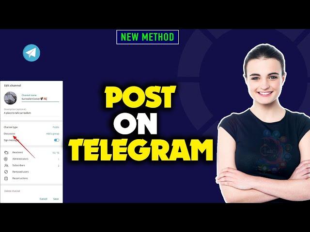 How to post on telegram 2024 | How to 1 minute