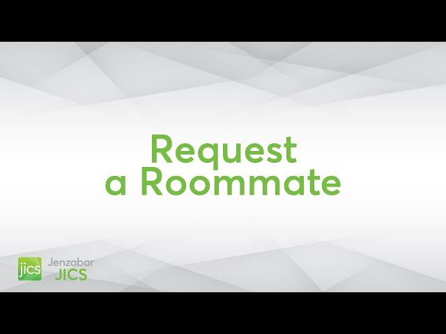 Jenzabar One Campus Portal - Request a Roommate