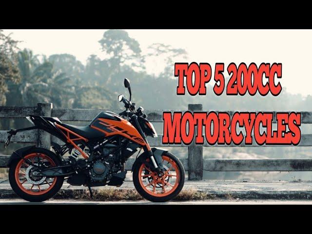 TOP 5 200CC MOTORCYCLES| BEST 200CC BIKES IN THE WORLD