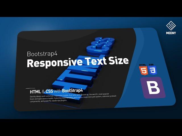 Bootstrap - Responsive Font Size