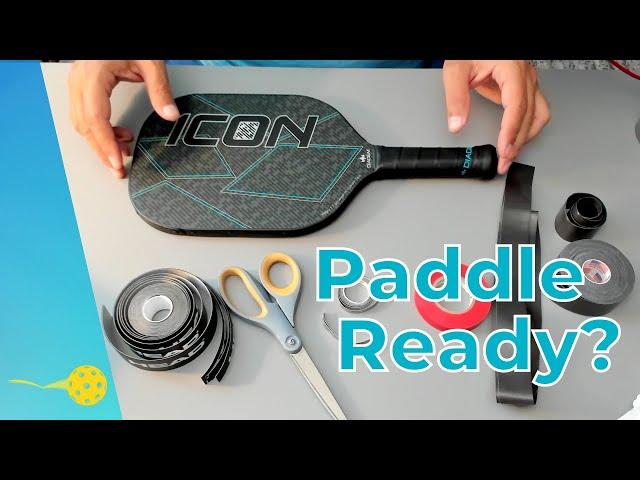 Is your Pickleball Paddle Ready for Play? | Learn How to add Grip, Lead Tape, and Protective Tape