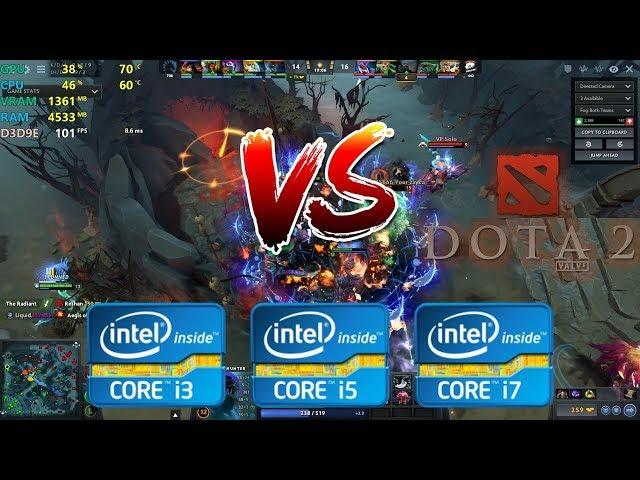 Intel Core i3 vs i5 vs i7 | Dota 2 - Gaming Performance [4th gen]