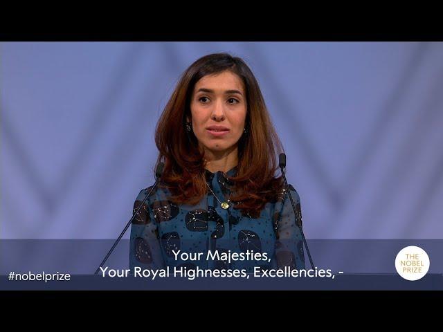 Nadia Murad: Nobel Peace Prize lecture 2018 (English subtitles)