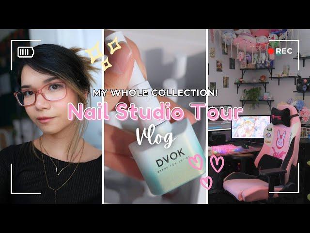 Nail Studio Tour Vlog - My Whole Collection of Nail Supplies!