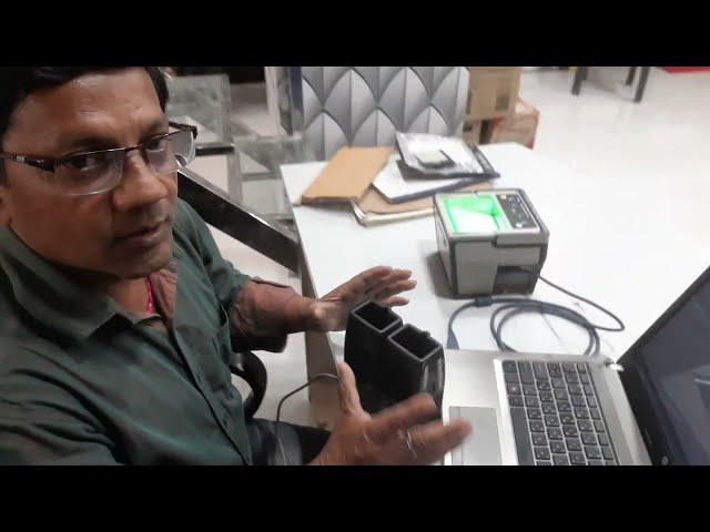 Aadhar Kit Live Testing - 3M Cogent Finger Print and Cogent Iris Scanner