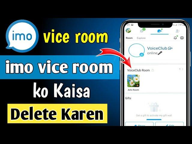 imo voice club delete kaise kare