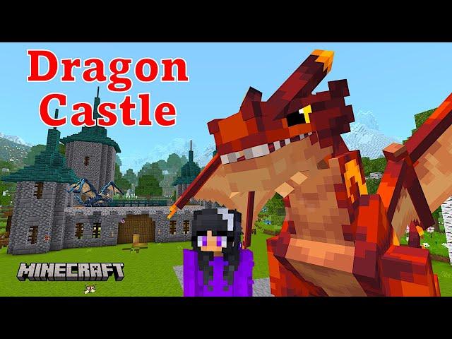 Dragon Craft: Building a Castle for my DRAGONS in Minecraft