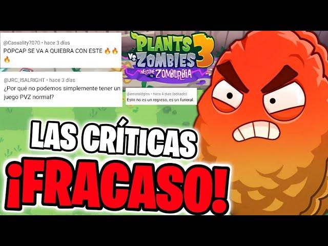 ¿Decepcionante? EL FRACASO DE PVZ 3 y sus Críticas... 'Plants vs. Zombies 3: Welcome to Zomburbia'