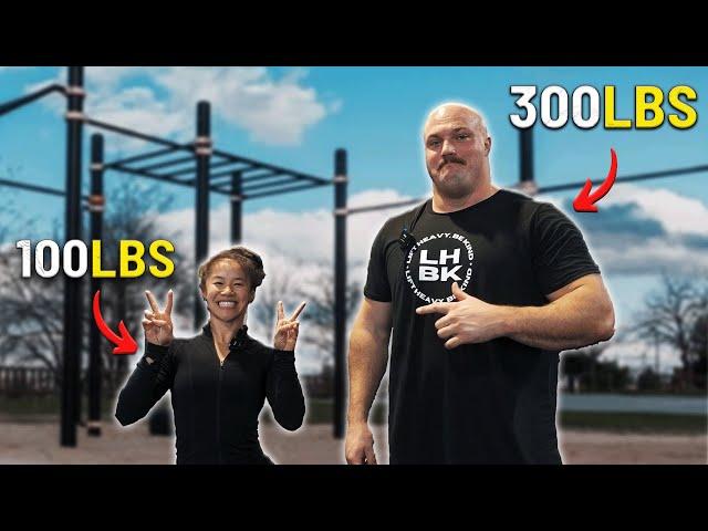 I Tried The Hardest Calisthenics Workout W/ IFBB Pro Little T