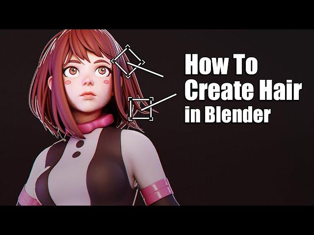 Easiest Way To Create Hair in Blender - 5 Minute Tutorial