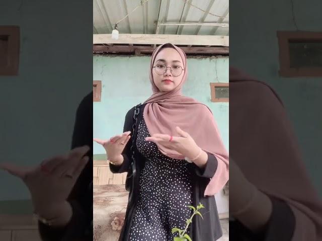 tik tok sma jilbab gunung gede