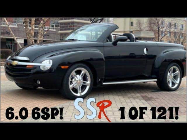 RARE!  Check out this 2006 Chevrolet SSR 6.0 6SP manual with only 11k miles! For Sale!