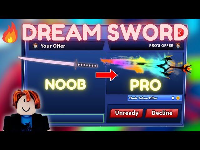 I GOT MY DREAM SWORD! (AGAIN) | BLADEBALL TRADING MONTAGE