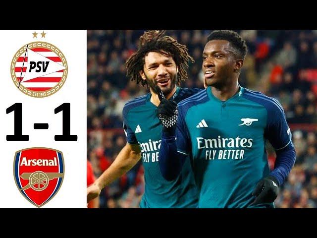 Арсенал не смог обыграть ПСВ в Лиге Чемпионов! Обзор матча Arsenal PSV Highligths all goals