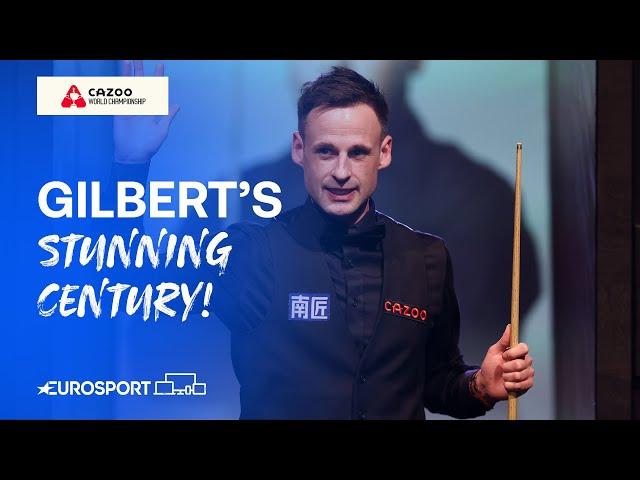 David Gilbert scores a beautiful CENTURY!  | Semi-Final | 2024 World Snooker Championship