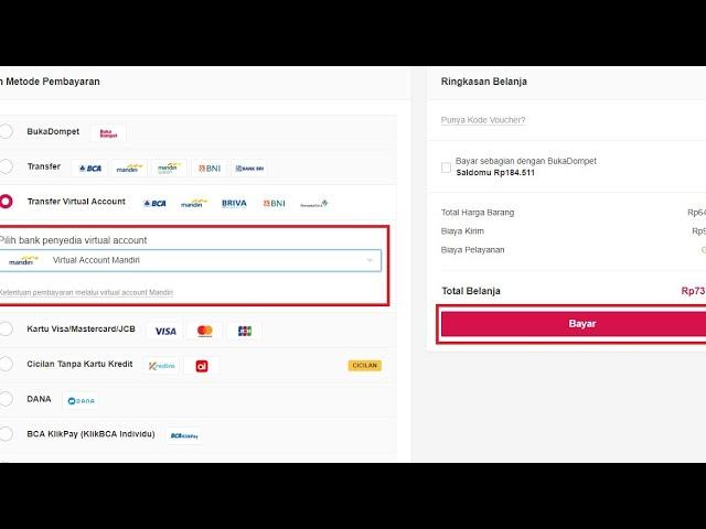 TOPUP BUKALAPAK DENGAN VIRTUAL ACCOUNT TERBARU HEMAT DAN MUDAH