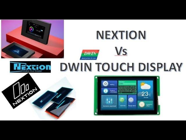 NEXTION vs DWIN Touch HMI Display - Compare on Project view