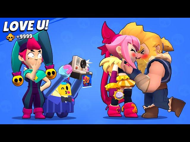 I LOVE MELODIE and you ? Brawl Stars Funny Pose and Skin