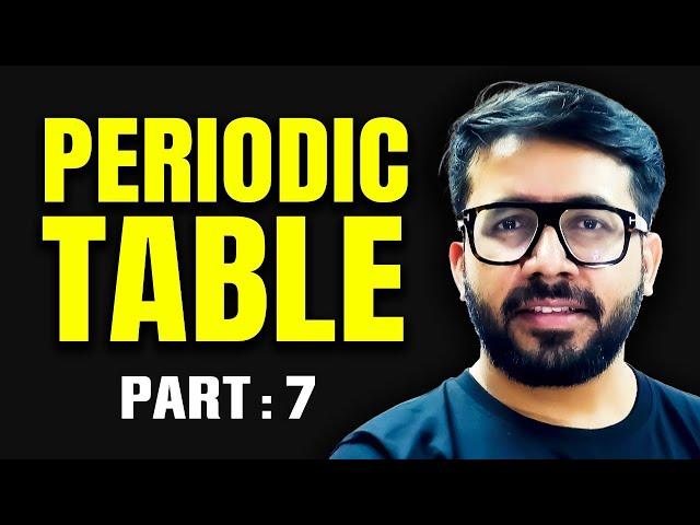 PERIODIC TABLE CHAPTER 7 | IONISATION ENERGY / IONISATION POTENTIAL / IONISATION ENTHALPY BY VT SIR