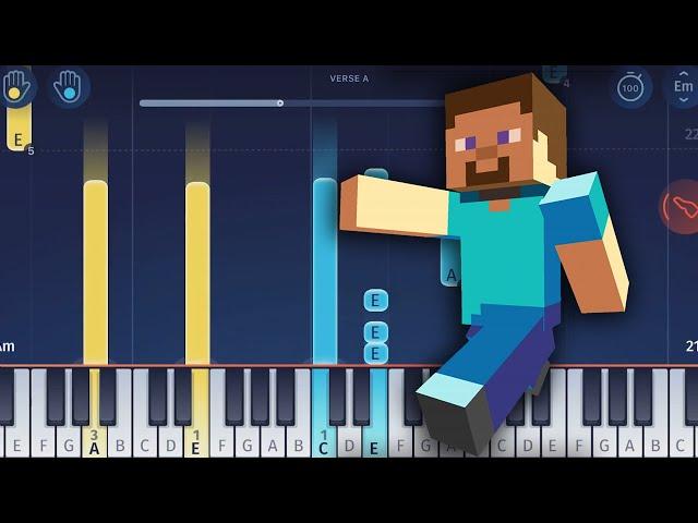 Minecraft - Sweden - Easy Piano Tutorial