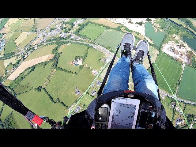 Beautiful Thermic day Paragliding in Ireland