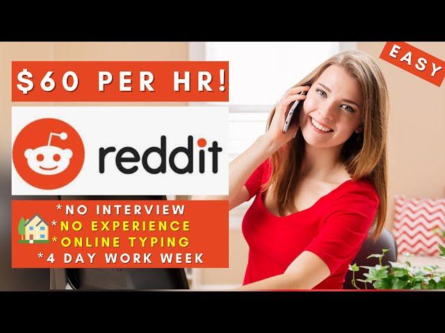 Reddit is Hiring Remote! + No Interview No Experience HIGH PAYING Remote Work From Home Jobs 2025