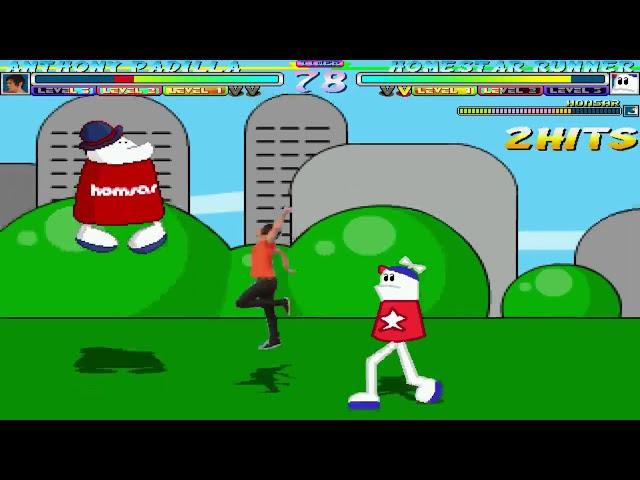 Mugen battle Anthony Padilla vs Homestar and Homsar