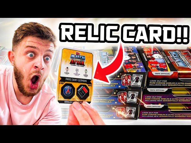 I *PACKED* A RELIC CARD!!! | Topps MATCH ATTAX 2022/23 | RELIC CARD HUNT!! (Insane Pull!)