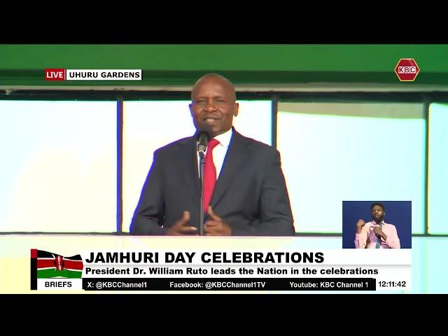 DP Prof. Kithure Kindiki's Remarks during Jamhuri Day 2024 Celebrations