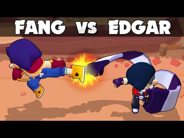  FANG 1vs1 EDGAR  Brawl Stars