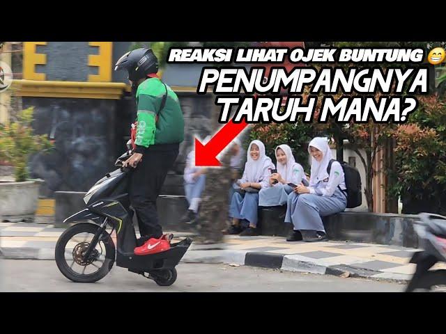 PRENG!!! OJEK BUNTUNG ..MOTOR BEATNYA TINGGAL SEPARO...