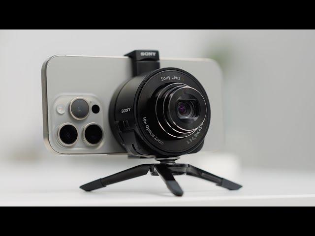 Камера-объектив Sony QX10 для iPhone и Android